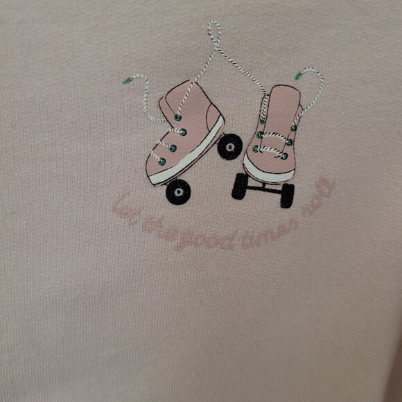 Girls Light Pink Sweatshirt 8-9 Y - Picture 2 of 4